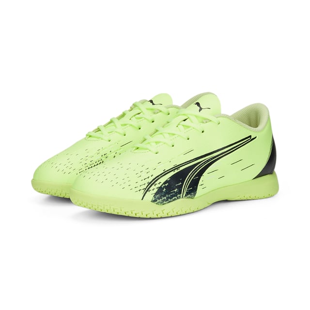 Puma Ultra Play It Green Kids Football Boots