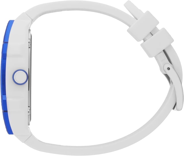 This Ice Watch Ice Boliday - White Blue Multi Dial Watch for Unisex is the perfect timepiece to wear or to gift. It's White  Tonneau case combined with the comfortable White Silicone watch band will ensure you enjoy this stunning timepiece without any compromise. Operated by a high quality Quartz movement and water resistant to 3 bars, your watch will keep ticking. Immerse yourself in the world of ICE boliday. This Multi Dial watch has a calendar function: Day-Date , 24-hour Display , Luminous Hands and Luminous Numbers High quality 20 cm length and 21 mm width White Silicone strap with a Buckle Case measurement: 40 X 52 mm,case thickness: 12 mm, case colour: White and dial colour: Blue