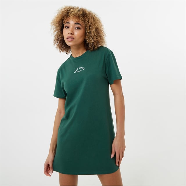 Jack Wills Womens Logo T Shirt Dress