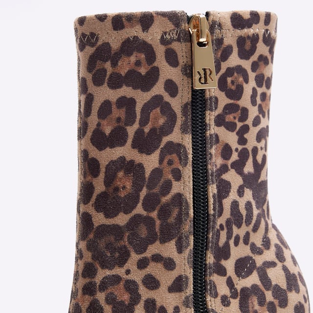 River island hotsell leopard boots