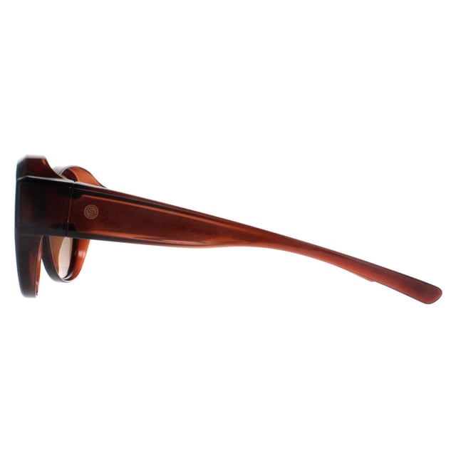 Smarty Round Unisex Transparent Brown EF Brown X2115  Sunglasses Transform your prescription glasses into stylish sunglasses with SMARTY Designer Sunglasses model X2115B, ideal for both men and women. These round-shaped sunglasses feature a trendy transparent brown plastic frame and brown polarized lenses, providing superior UV protection and glare reduction. Designed to fit comfortably over your prescription glasses, the X2115B model offers a seamless blend of fashion and functionality. Available at an exceptional discount from the regular retail price, these designer fit-over sunglasses deliver outstanding quality and value. Upgrade your eyewear collection with SMARTY and enjoy instant, stylish sun protection for less.