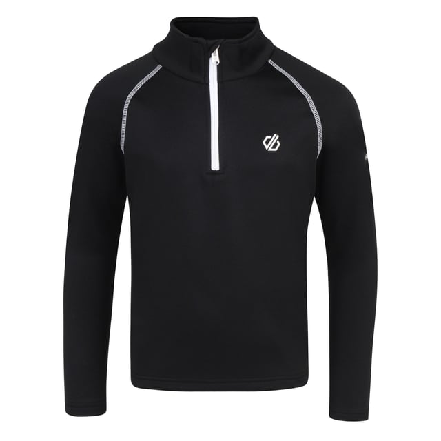 97% Polyester, 3% Elastane. Fabric: Brushed. Design: Logo. Sleeve-Type: Raglan. Neckline: Zip. Fabric Technology: Four Way Stretch, Lightweight, Quick Dry.