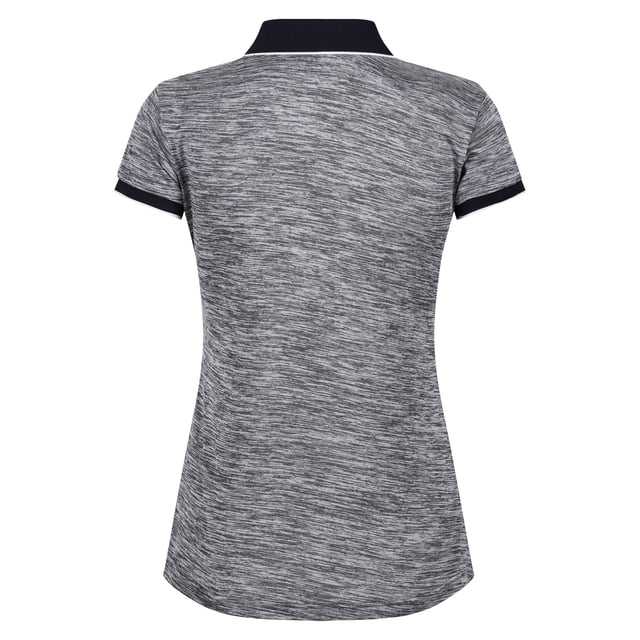 Material: 100% polyester. Short sleeve polo shirt in high-wicking, quick-drying jersey fabric. The soft-touch marl polyester fabric provides cooling airflow and is soft to wear. Cut with a classic three-button fastening and lightly ribbed collar and cuffs. With the signature Regatta print on the chest. Size (chest): (6 UK) 30in, (8 UK) 32in, (10 UK) 34in, (12 UK) 36in, (14 UK) 38in, (16 UK) 40in, (18 UK) 43in, (20 UK) 45in, (22 UK) 48in, (24 UK) 50in, (28 UK) 54in, (30 UK) 56in, (32 UK) 58in, (34 UK) 60in, (36 UK) 62in.