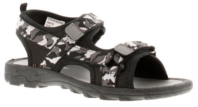 Rockstorm Older Boys Sandals Trek Reef Touch Fastening black