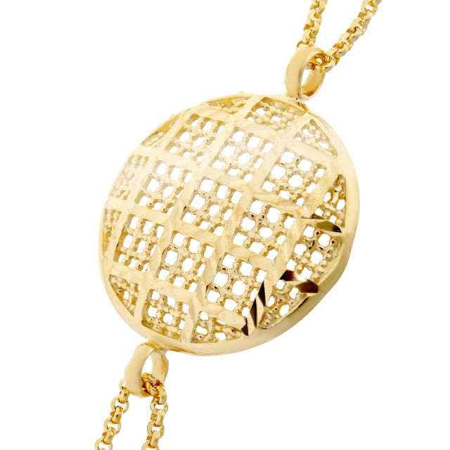 This dazzling Bracelet for Women from Orphelia  is the perfect gift to spoil yourself or a loved one. The Bracelet is made out of 925 Sterling Silver, colored Gold at Length: 19 cm weighing in at 3.3 grams with a Width of 2 cm at its widest point. The Orphelia Women's 925 Sterling Silver Bracelet - Gold ZA-7189/G is delivered in a stunning gift box and carries a two year warranty.