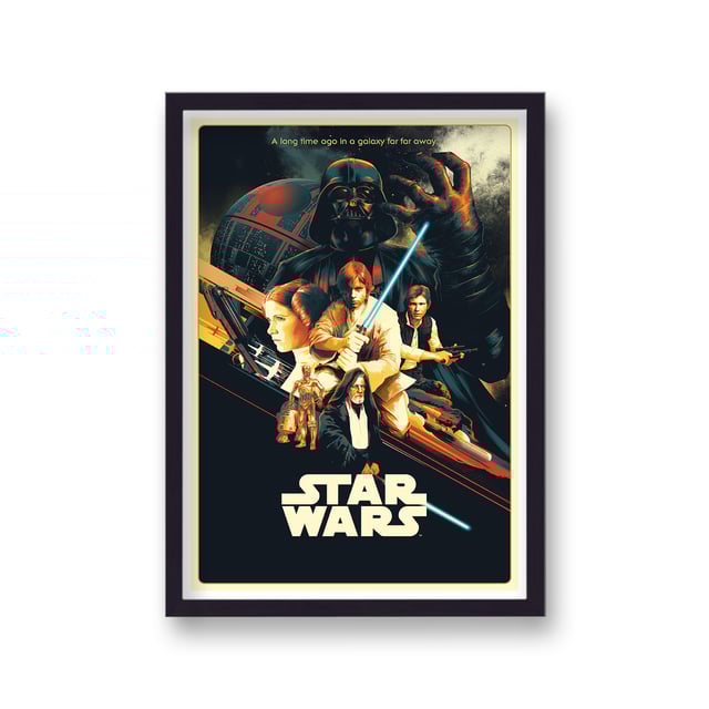 Star wars shop poster frame
