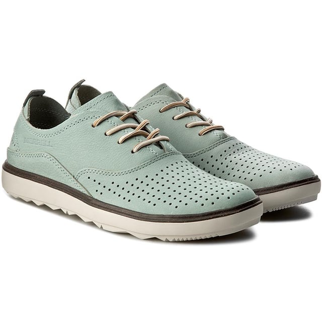Merrell Around Town Lace Air Womens Light Green Shoes