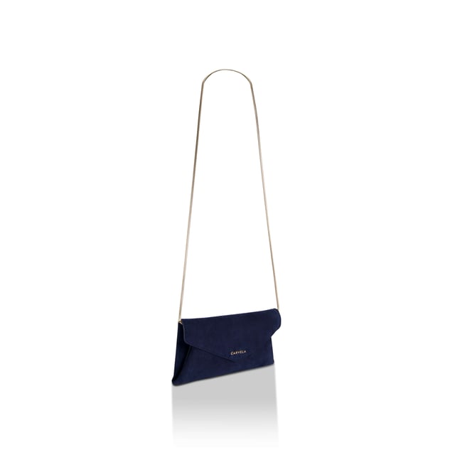 Carvela navy on sale clutch bag