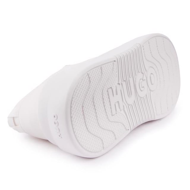 Perfect For The Classic, Modern And Stylish Man, The All-in-white Hugo Blake Trainer, With A High-quality Leather Upper, Will Get You Noticed. Featuring A White Branded Sole And Hugo Designer Logo, These Sleek Sneakers Add A Leisurely Designer Vibe To Your Outfits.