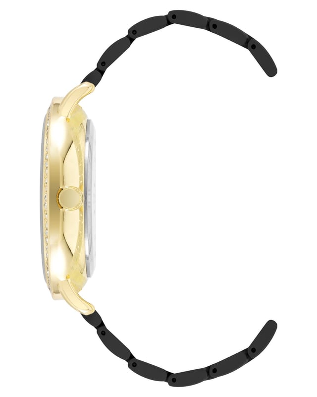 Juicy Couture Watch JC/1310GPBK
Genero: Mujer
Color principal: Oro
mecanismo de relojeria: Cuarzo (bateria)
formato de la visualizacion: Analogico
La resistencia al agua: 0 ATM
Cierre del reloj: Cierre plegable
Funciona: No hay ninguna funcion extra
Color de la caja: Oro
material de la caja: Metal
ancho de la caja: 36
longitud de la caja: 36
reloj de ajuste: Rhinestone
Color del brazalete: Negro
material del brazalete: Metal
el ancho de la cara: 16
circunferencia de la muneca: 20.5
entrega: Caja de relojes
Estilo: Moda
Altura de la carcasa: 8
Vidrio: Vidrio mineral
color de la esfera: Negro
Reserva de energia: No automatico
Bezel: Ninguno