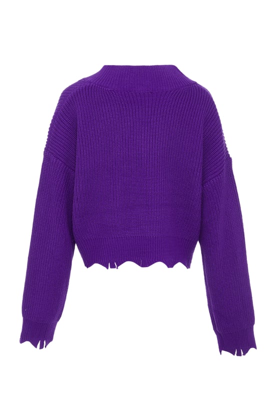 Mymo Pullover Damen lila