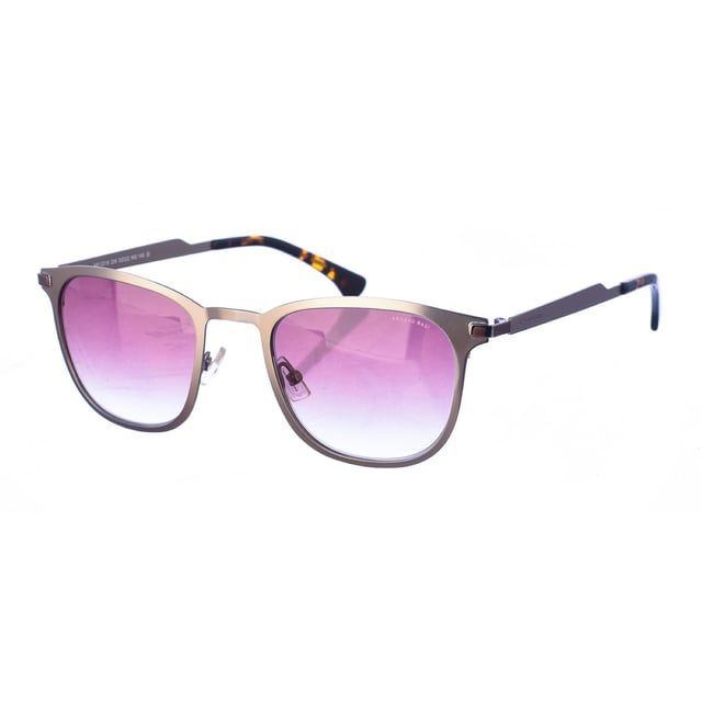 Gafas de sol Armand Basi con montura de metal.
 Color Plateado-habana
 Forma ovalada.
 Lentes de color Marrón degradado
Patillas de metal.
 Nombre de la marca grabado en la lente.
 100% Protección UV. 
 Incluye una funda de tela de protección.
Los colores reales del producto pueden variar ligeramente con respecto a los colores que muestra su monitor.
 
 Medidas  Ancho lente: 52 mm. Puente: 22 mm. Patillas: 145 mm.
 
 Limpiar las gafas con agua y jabón (neutro).
 - No utilice paños sucios o abrasivos, que puedan alterar las características de los filtros.
 - Utilice solo accesorios y repuestos originales.