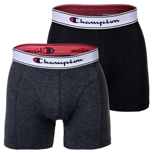 Herren Boxershorts von der Marke Champion.
Angenehmes Tragegefühl dank hohem Baumwoll-Anteil.
Vorteilhaftes Dopplepack.