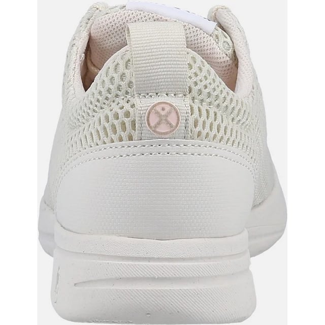 Upper: RPET. Insole: Bounce Plus, Cushioned. Outsole: Durable, EVA. 5 Eyelets. Lightweight, Pull Tab. Flat. Cut: Low. Design: Knitted, Logo. Toe Style: Round. Fastening: Lace Up. Sustainability: Made from Recycled Materials.