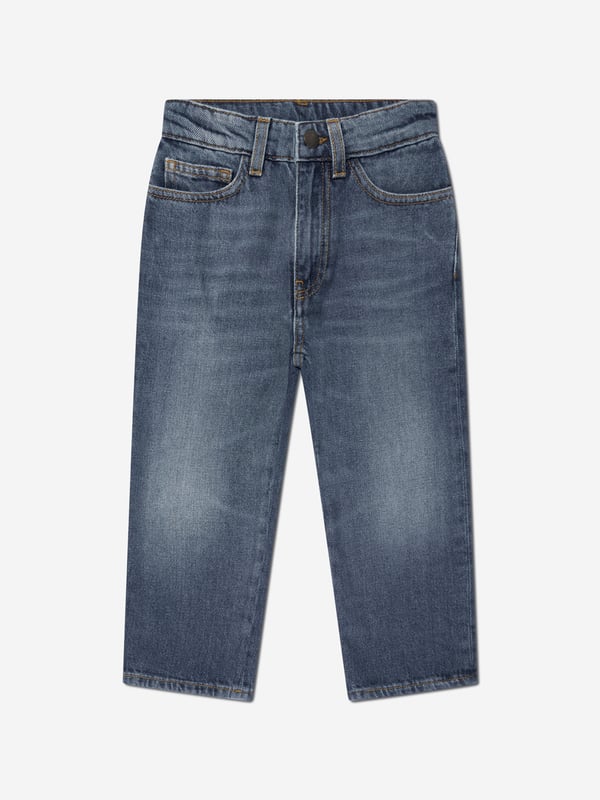 Palm Angels combine Italian craftsmanship with enigmatic Californian imagery. These unisex blue jeans are reflective of the label's passion for daring fits with an innovative twist. Depicted in a five-pocket denim design with a curved Palm Angels logo printed in white on the back. They will look and feel divine. ‚ Regular Fit‚ Fabric: 100% Cotton‚ Lining: 65% Cotton, 35% Polyester