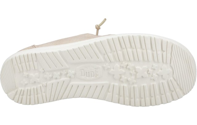 The Hey Dude Wendy Classic Mule is the ultimate in easy-going style, blending all-day comfort with eye-catching patterns and versatile colours to suit any look. Made with a soft textile upper and a supportive raised back heel, this shoe provides a secure yet relaxed fit. The elasticated laces make slipping it on a breeze, while the lightweight, flexible outsole offers responsive support with every step. Complete with a removable foam insole for customizable cushioning, the Wendy Slip Classic Mule is designed to be your go-to for effortless style and unbeatable comfort all day long.
 - Textile upper 
 - Raised back heel 
 - Elasticated laces 
 - Removable foam insole 
 - Flexible outsole