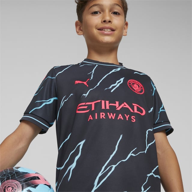 PUMA Kids Unisex Manchester City 23/24 Third Jersey
