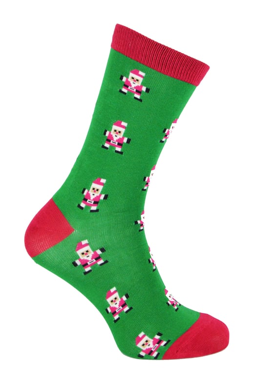 Miss Sparrow prides their products on the philosophy of making your feet feel great all year round. Whether it's their funky and stylish products, they bring you unique, exciting and fashionable accessories, full of individuality to give you the confidence to be you. If you’re a big Christmas fan and you want comfort with your Xmas Socks then these are the socks for you! With Rudolph, Snowflakes and even Santa Claus to choose from we know these styles will be what you need for the festive season. Their socks will keep your toes looking fabulous and make your loved ones smile on special occasions. They would even make a wonderful stocking filler gift for a loved one. These socks are breathable, hypoallergenic antibacterial and super soft. This range of socks come in 3 different patterns and are made from 54% Bamboo, 22% Cotton, 16% Polyester, 6% Nylon, 2% Elastane. They are womens size 4-7 UK. Machine washable under 40. Do not dry clean. Do not iron. Do not bleach.