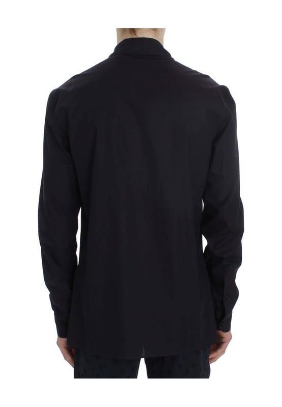 Brand: Dolce & Gabbana
  Color: Purple striped
  Material: 100% Cotton
  Made in Italy
  Chest pocket
  Full button closure
  Logo details