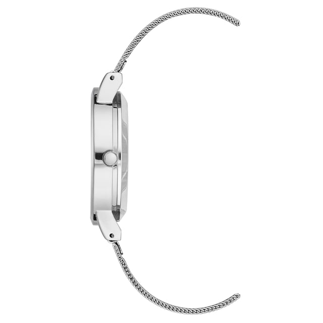 Geschlecht: Frauen
Hauptfarbe: Silber
Uhrwerk: Quarz: Batterie
Anzeigeformat: Analog
Wasserdichtigkeit: 0 ATM
Verschluss: Armreif
Funktionen: Keine Extra Funktion
Gehäusefarbe: Silber
Material des Gehäuses: Metall
Gehäusebreite: 36
Länge des Gehäuses: 36
Verkleidung: Rheinstein
Farbe des Armbands: Silber
Material des Armbands: Rostfreier Stahl
Breite der Armbandverbindung: 8
Umfang des Handgelenks (max.): 24
Lieferung umfasst: Uhrenbox
Stil: Mode
Gehäusehöhe: 8
Glas: Mineralglas
Displayfarbe: Silber
Gangreserve: Keine Automatik
Lünette: keine
Uhren Extra: Keine