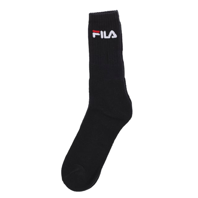 The Fila F9505 unisex tennis socks are a classic and versatile option for tennis lovers and those looking for comfort in their sporting activities.
 The Fila F9505 tennis model is a basic sock designed to provide comfort and support during tennis sessions or other sports activities.
 High-top socks.
 It is made with high quality materials that guarantee durability and resistance.
 The Fila F9505 tennis socks are designed with athletes in mind and meet the brand's quality standards. The 3-pack of socks gives you the convenience of having several pairs at your disposal, so you always have clean socks ready to wear during your sports activities.
 Composition: 65% Cotton; 34% Polyester; 1% Elastane
 Care:
Machine wash at maximum 30º.
 Do not use bleach.
 It does not allow the use of a dryer.
 It does not allow the use of an iron.
 Do not dry clean.