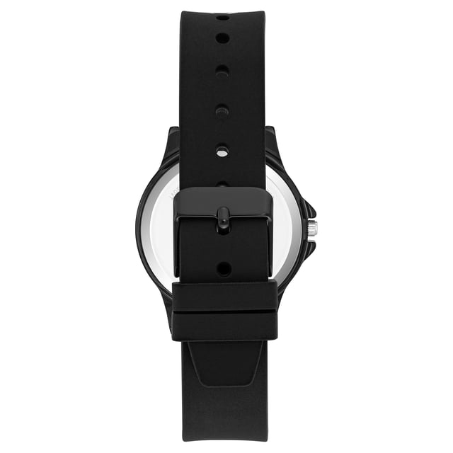 Juicy Couture Watch JC/1325BKBK
Genero: Mujer
Color principal: Negro
mecanismo de relojeria: Cuarzo (bateria)
formato de la visualizacion: Analogico
La resistencia al agua: 0 ATM
Cierre del reloj: Hebilla de alfiler
Funciona: No hay ninguna funcion extra
Color de la caja: Negro
material de la caja: Metal
ancho de la caja: 38
longitud de la caja: 38
reloj de ajuste: Rhinestone
Color del brazalete: Negro
material del brazalete: Silicona/caucho
el ancho de la cara: 18
circunferencia de la muneca: 22.5
entrega: Caja de relojes
Estilo: Moda
Altura de la carcasa: 9
Vidrio: Vidrio mineral
color de la esfera: Negro
Reserva de energia: No automatico
Bezel: Ninguno
