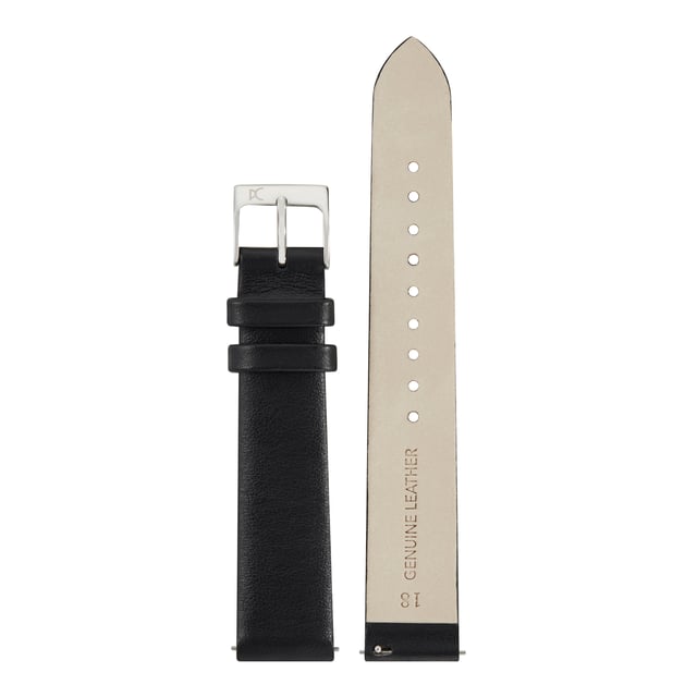This Pierre Cardin Belleville Tribute Analogue Watch for Women is the perfect timepiece to wear or to gift. It's Silver 39 mm Round case combined with the comfortable Black Leather watch band will ensure you enjoy this stunning timepiece without any compromise. Operated by a high quality Quartz movement and water resistant to 3 bars, your watch will keep ticking. Classic and charming  watch perfect for every occasion High quality 19 cm length and  18 mm width Black Leather strap with a Buckle Case diameter: 39 mm,case thickness: 5.8 mm, case colour: Silver and dial colour: White