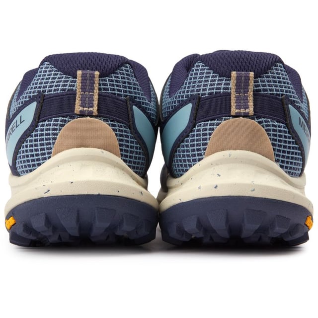 Zapatillas Merrell antora 3 de mujer en color azul y suela de goma.