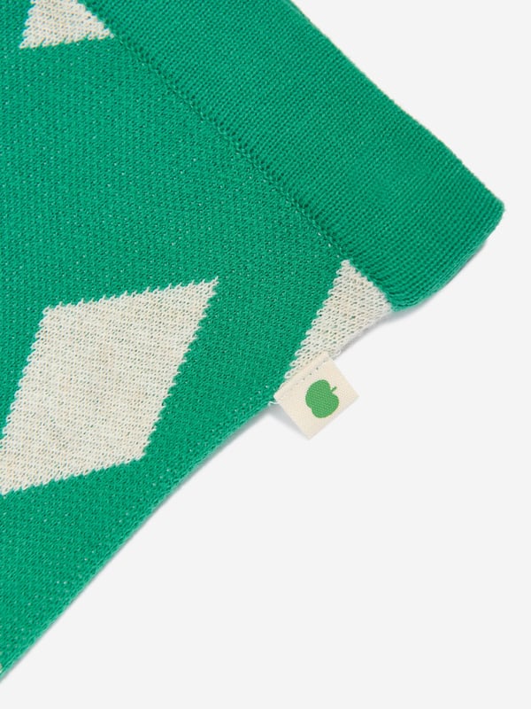 Introducing the luxurious Kids Alden Diamond Knit Joggers in Green by the bonnie mob ‚ a stylish essential for your little one's AW2024 wardrobe. Designed for maximum comfort and unparalleled style, here‚  why these joggers are a must-have: **Elegant Diamond Knit**: Capturing attention with its sophisticated diamond knit pattern. **Vibrant Green colour**: Stands out with a rich, playful shade perfect for any season. **Premium Craftsmanship**: Crafted with care from the finest materials for comfort and durability. **Versatile Unisex Design**: Ideal for Baby, Baby Boy, Baby Girl, Boy, or Girl, blending style with practicality.Gift your child the blend of luxury and comfort with these Kids Alden Diamond Knit Joggers in Green. Order now for a blend of elegance and cosiness!