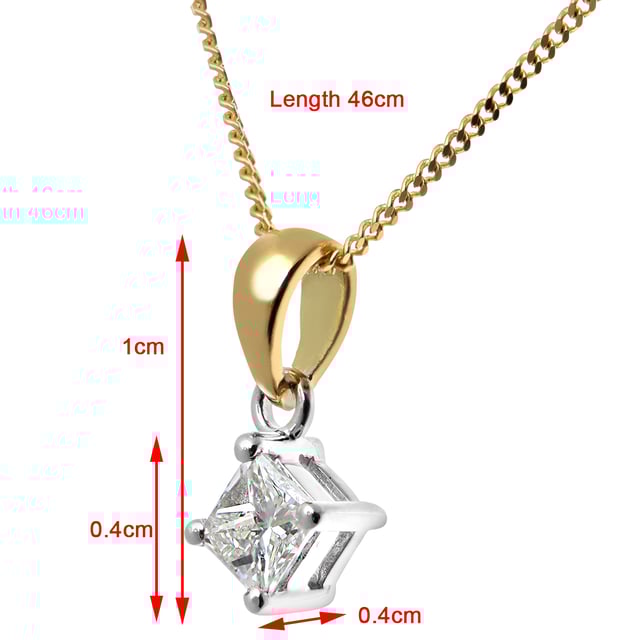 18K (750) White Gold: 2gr; # Diamond: 0.25ct