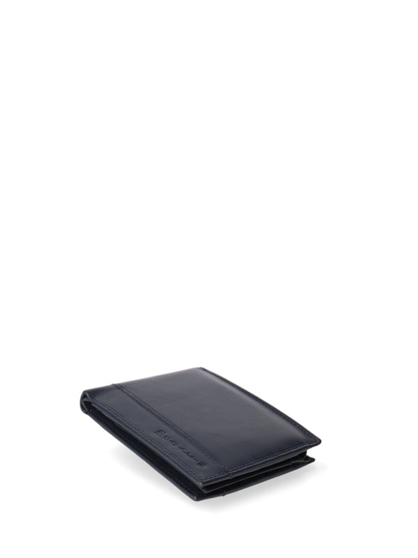 Cartera de hombre. El cierre está ausente. Los bolsillos internos son tarjeteros y porta billetes. Los bolsillos externos están ausentes. Falta la correa para el hombro. Falta el mango. Hay un compartimento interno. El material exterior es 100% Piel Auténtica. Internamente está forrado en piel auténtica. Medidas: 12,5x10x2 cm. Producto de moda