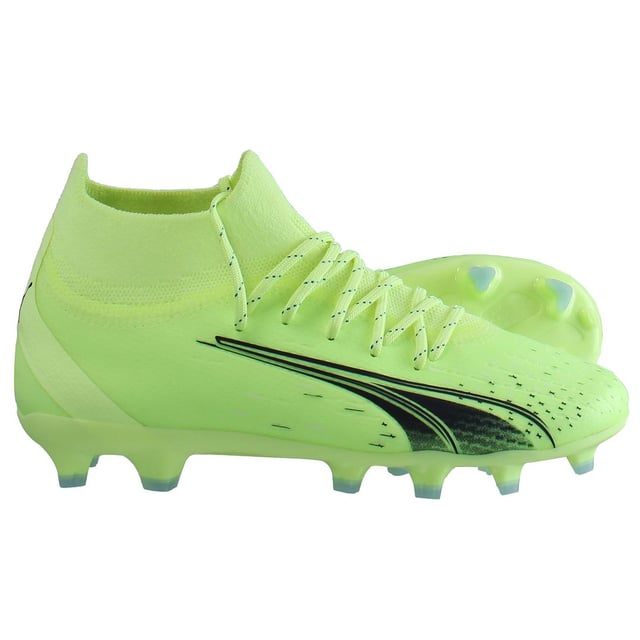 Puma Ultra Pro FG AG Green Kids Football Boots