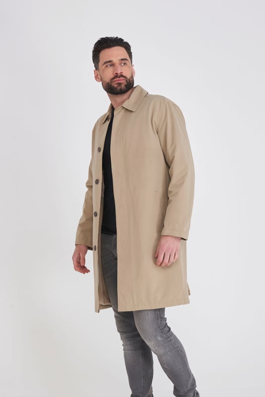 Fleece lined discount raincoat mens