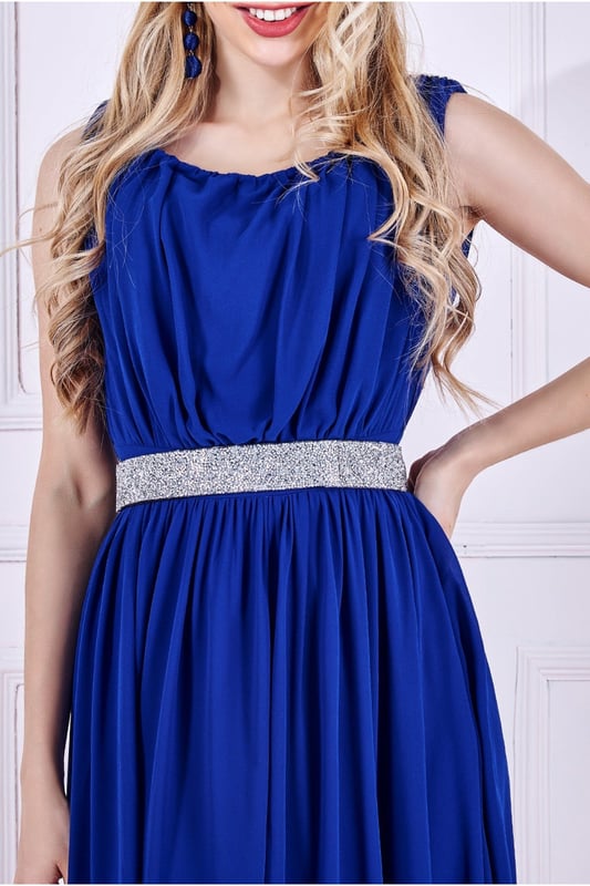 Chiffon Maxi With Embellished Belt