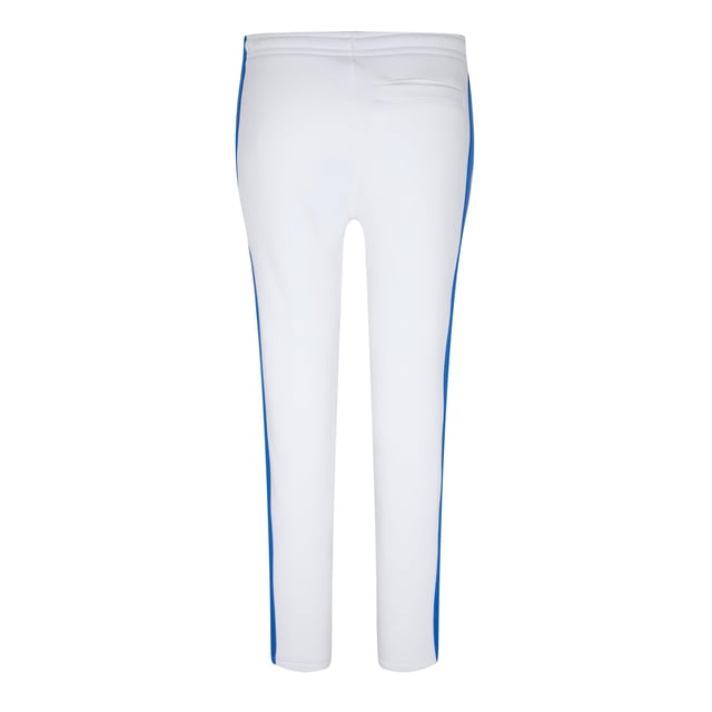 XH9614 Men's Lacoste Contrast Bands Trackpants Tapered fit  natural ease  carrot leg: Close-fitting for maximum movement. Drawstring and piped back pockets: Practical  with immaculate details. Contrast bands:  Your style makes the difference. Embroidered crocodile sewn onto front: Signature Lacoste movement. Brushed cotton fleece:  As warm as it is soft.