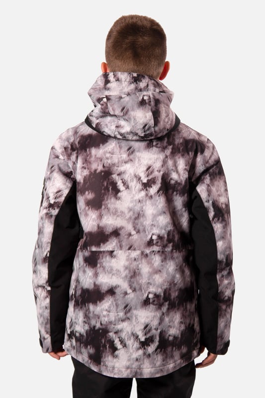 The Misfit snow jacket stands out from the crowd and is our premium youth jacket styled for maximum impact. The Misfit has fully taped seams and is highly waterproof to 10,000mm with a breathability rating of 10,000gms/M2 this technical snow jacket will make sure you’ll stay warm and dry. The Misfit jacket is made from our durable coated ripstop fabric and is feature packed. This jacket offers a great bang for your buck with under arm ventilation for when you need to dump heat, a powder skirt with Lycra wrist guards to keep the snow out and warmth in. A dry butt patch, to do exactly that, lift pass pocket on the left sleeve, soft chin guard, internal storm flap, zipped handwarmer pockets and a zipped comms pocket with headphone routing system all complete this street wear inspired piece.

Powder skirt -Whether you're hitting the powder on skis or snowboard, this snow skirt creates a tight seal around your waist to keep the snow out and the warmth in. Made from durable waterproof materials and an internal dry butt patch (DBP) to keep it all warm and dry.

Snow cuff / wrist gaiter -This is perfect for even the most extreme conditions, featuring a tight seal that bridges the gap between your glove and jacket.

Zipped pockets -Pockets designed for everything you need for a full day up the mountain. Pockets for your lift pass, media, stash pocket for cash, wallet pocket and phone pocket for protection and to keep the battery warm.

Design features:

    Taped seams
    Water-resistant chest pocket
    Fixed hood
    Super soft chin guard
    Zipped sleeve ski pass pocket
    Snow cuffs
    Twin zipped tricot lined hand warmer pockets
    Waterproof snow skirt
    Dry butt patch ( DBP )

Fabric & performance:

    Regular fit
    Shell 100% polyester
    Water resistant coating 10,000mm
    Breathbility rating MVP 10,000 gm²

Insulation & lining:

    100% recycled polyester low loft insulation.
    Insulation. 80 gm² body 40 gm² Sleeves
    Lining 100% recycled embossed polyester.