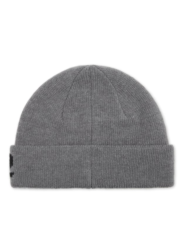 Práctico y perfecto para protegerse del frío, el gorro de lana Plein añada un toque de personalidad a un look invernal.   Punto elástico de pura lana.   Jacquard de la marca tejido en el borde vuelto hacia arriba