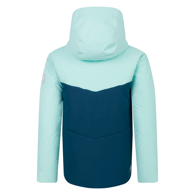 100% Recycled Polyester. Fabric: Iloft Ecofill. Design: Colour Block, Logo, Quilted. Fabric Technology: Ared 10000, Breathable, DWR Finish, Insulating, Waterproof. Branded Zip Pull, High Warmth. Neckline: Hooded, Standing Collar. Sleeve-Type: Long-Sleeved. Hood Features: Drawcord, Grown On Hood. Pockets: 2 Lower Pockets, Zip. Fastening: Zip. Sustainability: Made from Recycled Materials. 15-16 Years: 36 in. 14 Years: 33 in. 3-4 Years: 22.5 in. 5-6 Years: 24 in. 9-10 Years: 28.5 in. 7-8 Years: 26 in. 11-12 Years: 31 in. 13 Years: 32 in.