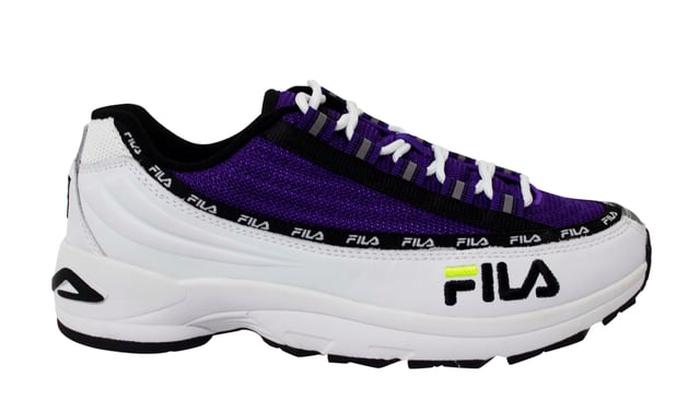 Fila DSTR97 Mens White Purple Trainers