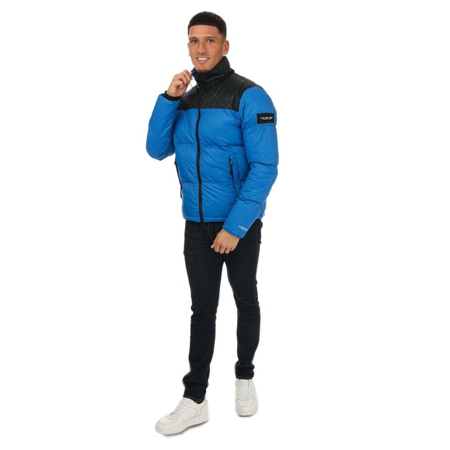 Men s Duck and Cover Synmax Quilted Jacket in Blue