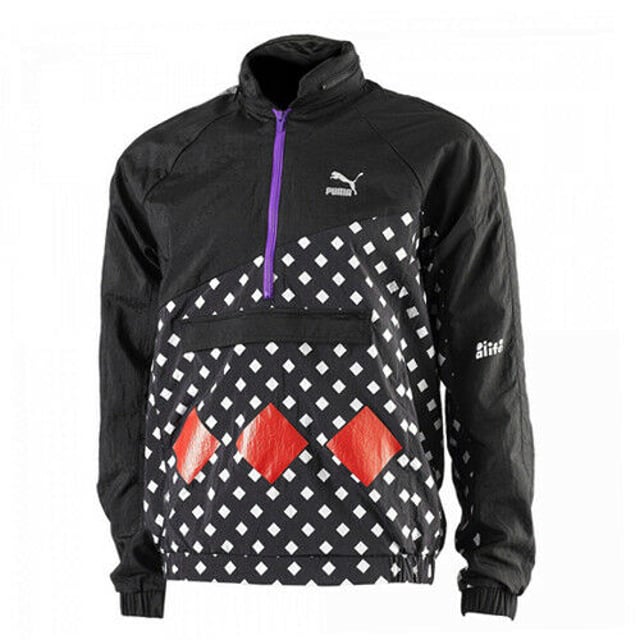 Pumaxalifearc Savanah Diamond Print Mens über Tracktop -Jacke 568202 01 A2d ziehen