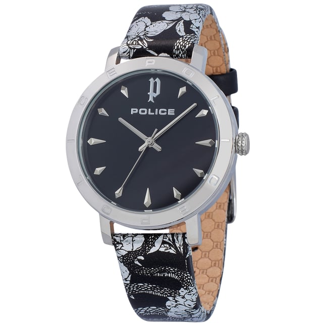 Police PL16033MS.02 - Damenuhr Quarz aus Edelstahl• Material: Edelstahl• Glas: Mineral• Armband: Leder• Farbe: Rosegold• Wasserbeständigkeit: 0 m (0 ATM)• Gehäusegröße: 36 mm