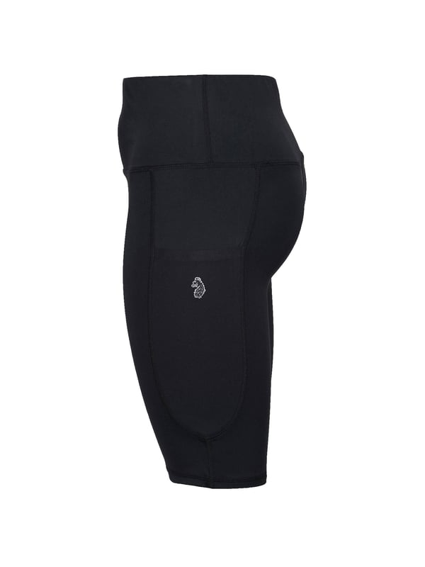 Wear for working out or as part of your street style get-up, these high-waisted cycle shorts from the LUKE womenswear performance range are constructed in a skin-tight, recycled composition which have moisture absorbing properties and elastic fibres for ultimate support when on the move. They are detailed with flat-lock seam stitching for all day comfort and feature handy slip side pockets, perfect for all your essentials. They are complete with the brands iconic rubberised lion head badge.