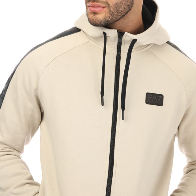 Men s Emporio Armani EA7 Hoody in Beige