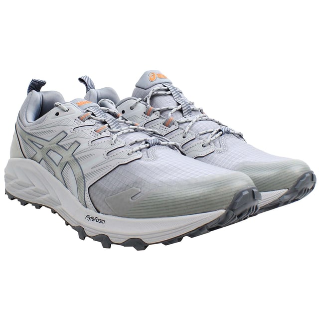 The Asics Gel-Trabuco Terra SPS Men's Grey Trainers are designed to tackle the toughest trails while providing exceptional comfort and stability. Combining advanced technology with rugged durability, these trainers are perfect for trail runners and outdoor enthusiasts who need reliable performance on uneven surfaces. The grey colorway offers a versatile and understated look, making these trainers suitable for both adventurous outings and everyday wear.
 
Key Features:
GEL™ Technology Cushioning:


Rearfoot and Forefoot GEL™: The GEL™ technology in the rearfoot and forefoot areas absorbs shock and provides excellent cushioning, helping to reduce impact and enhance comfort on rough terrains.


FlyteFoam™ Propel Midsole:


Responsive Cushioning: The FlyteFoam™ Propel midsole delivers lightweight and responsive cushioning, offering a springy feel and improved energy return with every step.


Aggressive Traction Outsole:


Multi-Directional Lugs: The outsole features multi-directional lugs that provide superior grip and traction on various trail surfaces, including mud, rocks, and uneven ground.


Dynamic Support System:


TRUSSTIC™ System: The TRUSSTIC™ system enhances stability by reinforcing the midfoot area, reducing the risk of injuries and improving overall balance during dynamic movements.


Durable Upper Construction:


Synthetic and Mesh Materials: The upper combines synthetic materials with mesh panels for durability and breathability, ensuring your feet stay cool and protected on long runs.


Rock Protection Plate:


Enhanced Protection: A rock protection plate in the midsole guards against sharp objects and debris, adding an extra layer of safety and comfort on rugged trails.


Padded Collar and Tongue:


Added Comfort: The padded collar and tongue provide a snug fit and extra cushioning around the ankle, enhancing comfort during extended wear.


Ortholite™ X-40 Sockliner:


Additional Cushioning: The Ortholite™ X-40 sockliner offers superior cushioning and moisture-wicking properties, keeping your feet comfortable and dry.


 
The Asics Gel-Trabuco Terra SPS Men's Grey Trainers are ideal for trail runners and outdoor enthusiasts seeking a balance of cushioning, durability, and traction. With their advanced technologies and rugged design, these trainers are built to handle challenging terrains while providing the comfort and support needed for a confident and enjoyable run.