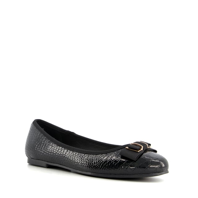Dune Ladies Hylas Ballerina Flat Shoes