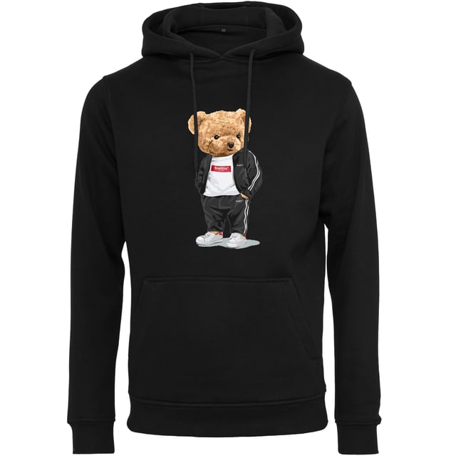 Heren hoodie van het merk Ballin Est. 2013. Deze hoodie van Ballin Est. 2013 is gemaakt van katoen en polyester, en heeft regular fit. Het zachte katoen en polyester zorgt voor een heerlijk draagcomfort.  Modelnaam: Bear Tracksuit HoodieCategorie: heren hoodieMaterialen: katoen en polyesterKleur: zwart