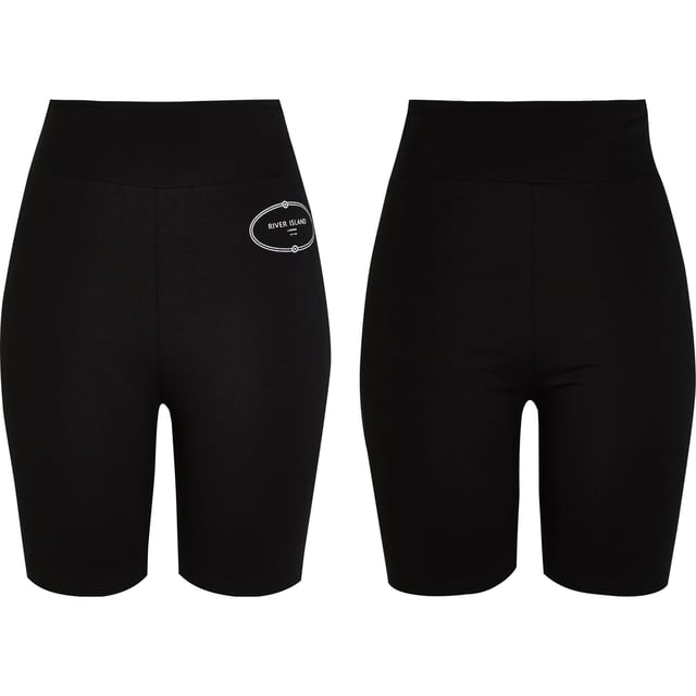 River Island Womens Shorts 2 Pack Black