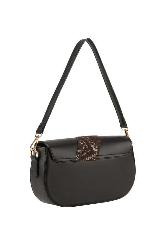 Lenght : 26 cm Height : 16 cm Width : 6 cm Handle Material  : Vegan Leather (pu) Handle Lenght : 50 cm  İnteriror Detail :  Lined Closure Type : Magnet Usage: Suitable for Daily & Formal Carrying on Shoulder and in Hand Material : A Quality Vegan Leather Lined Material : Polyester Lined Colour : Brown Accessory Material : Metal Fabric Type : Straight Compartments : One main compartment and One phone Pocket. Washing Instructions: Do not use chemical-containing cleaners on your product. You can clean the surface with a damp cloth.