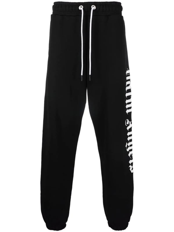 Palm Angels – Jogginghose mit seitlichem Logo in Schwarz